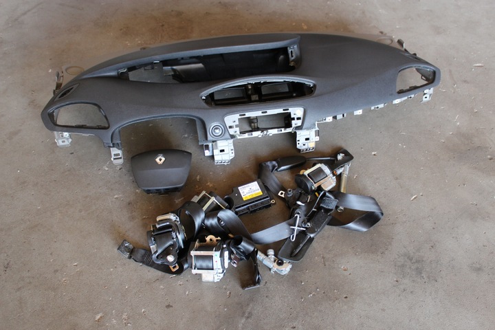 фото №1, Renault scenic iii панель раздаточная подушки ремни перед зад