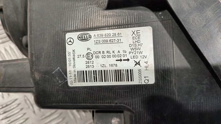 фото №13, Mercedes vito viano w 639 рестайлинг 10-14 a6398202961 a6398202861 bi ксенон led