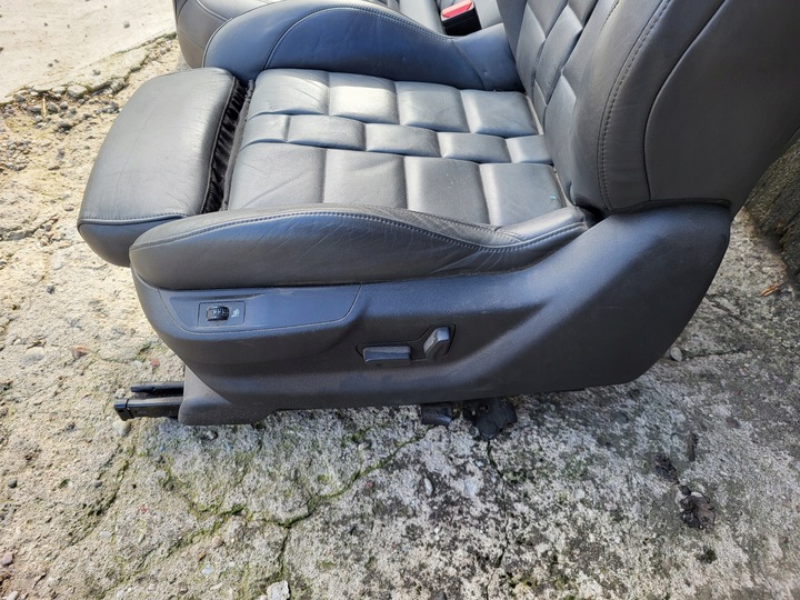 фото №14, Сидіння шкіра чорна комплект диван citroen ds5 11-15 підігрів електричні