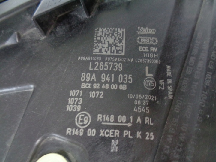 фото №9, Лампа ліва фара audi q4 89e повний led matrix