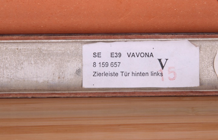 фото №8, Bmw e39 планка декоративная dekor дверь левый зад vavona 8159657