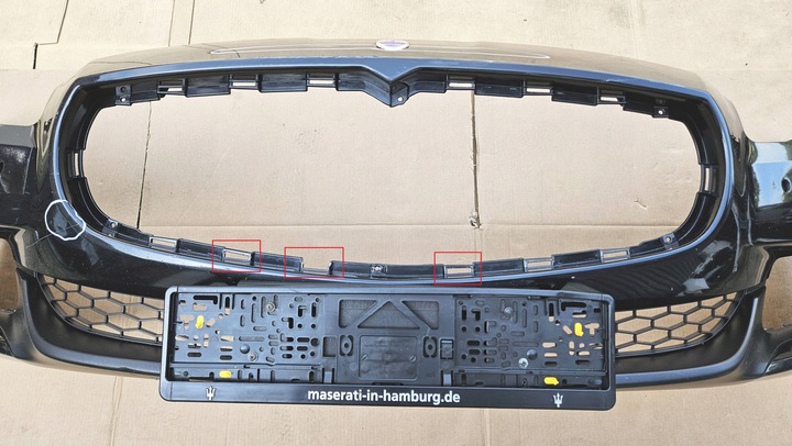 фото №12, Бампер перед решітка maserati quattroporte vi 6 передній рестайлінг m156 670010256