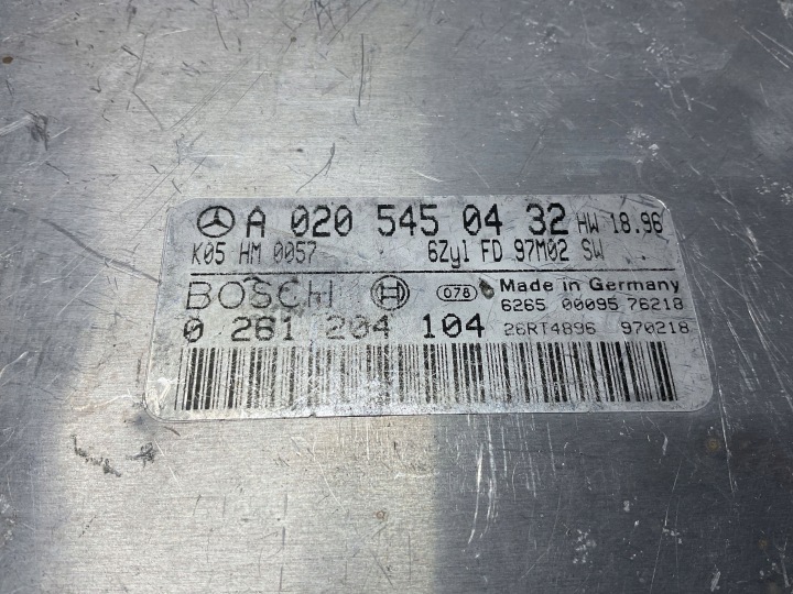 фото №12, Блок керування  ecu двигуна перед mercedes-benz s w140 0205450432