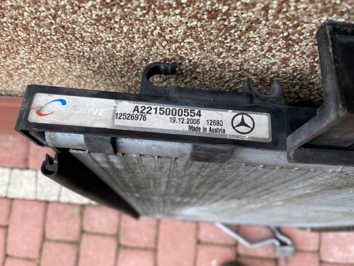 фото №6, Радиатор кондиционера рамка радиатор - mercedes s500 w221 a2215000554