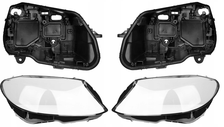 фото №1, Mercedes c класс w205 комплект kloszy корпуса фары лампы l+p новое