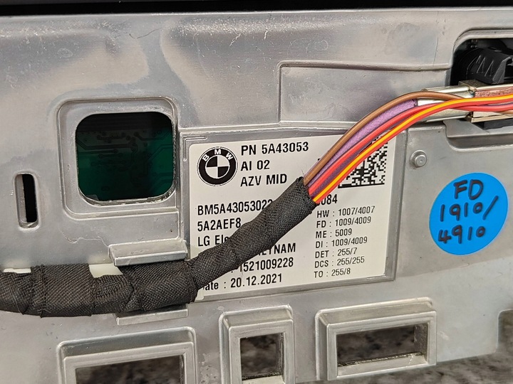 фото №8, Bmw u06 x1 u11 x2 u10 спідометр  монітор екран дисплей 12,3" 5a43053