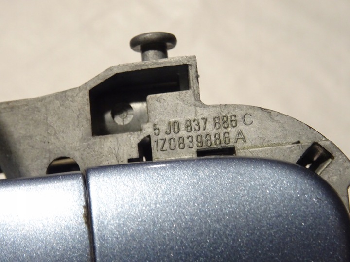 фото №4, Ручка зовнішня двері зад задня заднє ліва skoda octavia ii 2 1z0 9154