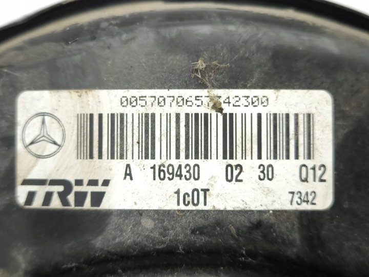 фото №9, Mercedes-benz b w245 2005 вакуумний підсилювач гальм (серво) a1694300230