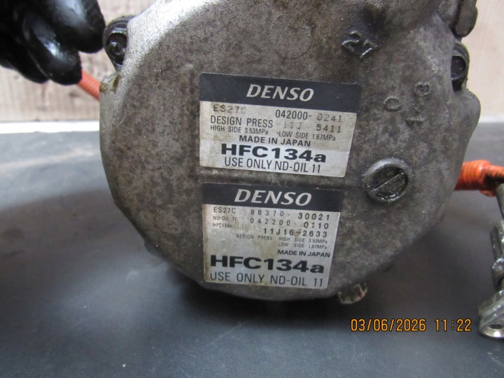 фото №6, Компрессор кондиционера camry vi xv40 06-11 2.4 гибрид 88370-30021