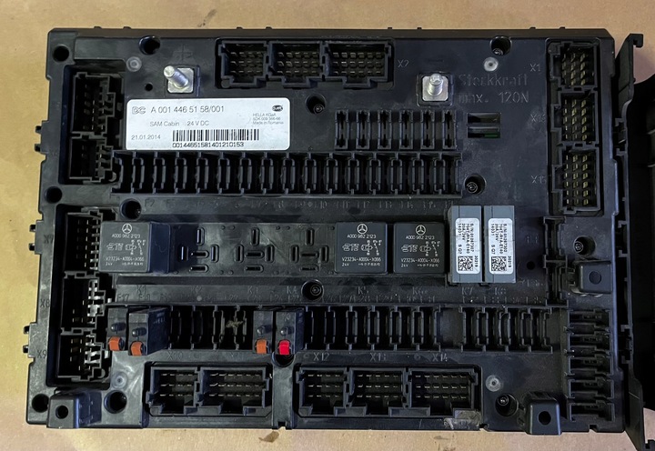 фото №1, Плита предохранителей single-sam mercedes actros a0014465158