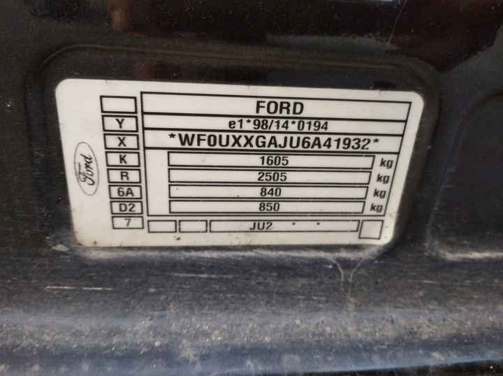 фото №11, Ford fusion 1.4 16v fxja fiesta mk6 коробка передач коробки передач механічна 2n1r-7002-nc