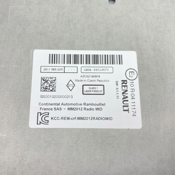 фото №10, Нове радіо renault latitude 281156523r
