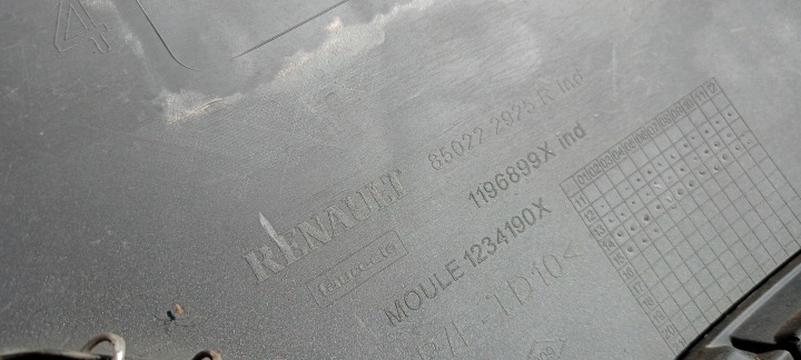 фото №10, Задний бампер renault clio iv 4 hb 12-16rok 850222925r 8502b24953r оригинал