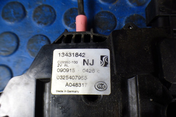 фото №6, Замок двери левые зад 6-pin 13431842 opel corsa e 5d