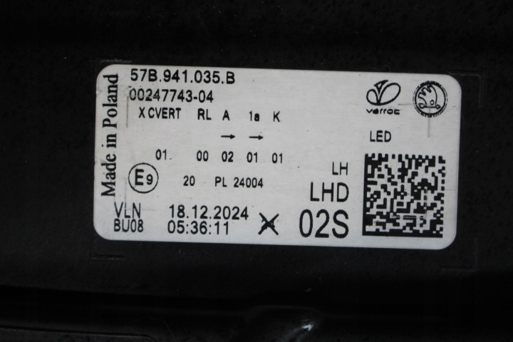 фото №9, Фара ліва перед skoda karoq повний led рестайлінг 57b941035b