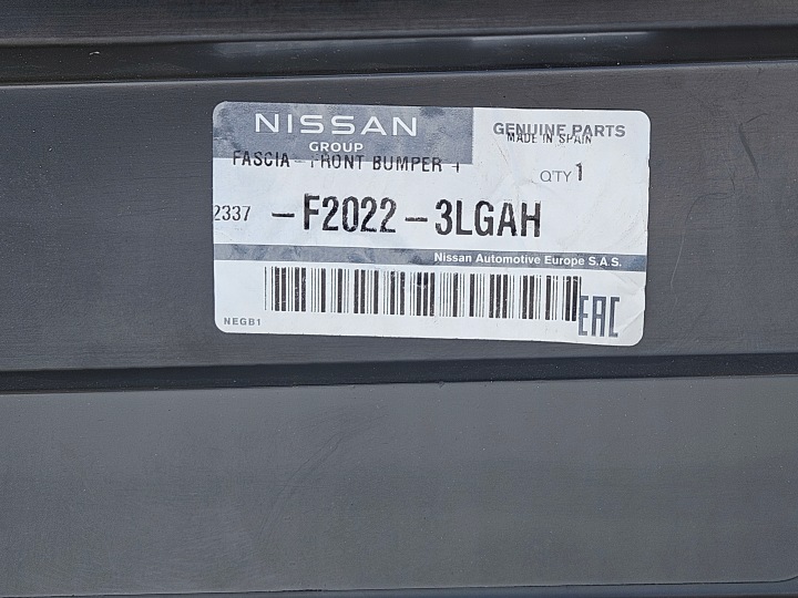 фото №14, Новый бампер перед nissan nv200 nv 200 62022 3lg0a f2022-3lgah