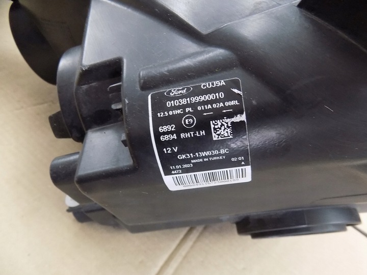 фото №9, Ford transit viii mk8 лампа фара лівий перед переднє gk31-13w030-bc 0rg