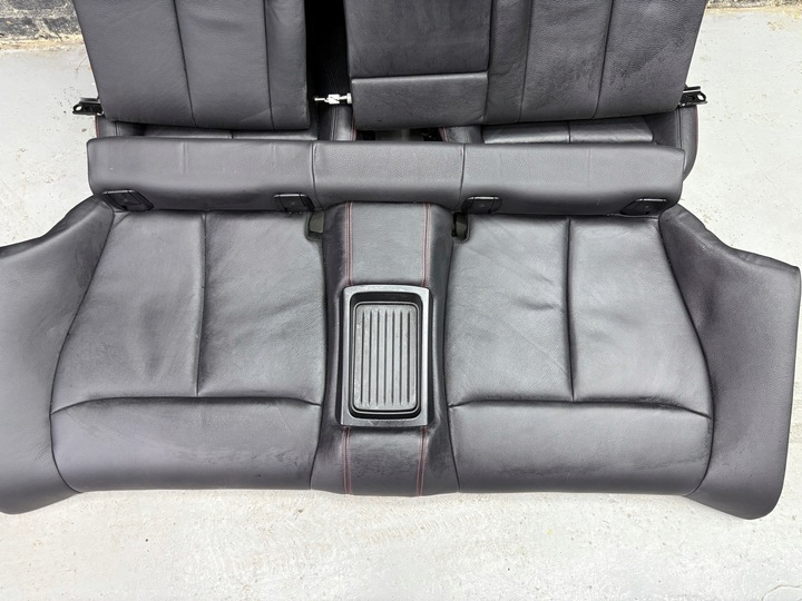 фото №14, Сиденья диван обшивки bmw f32 sport чёрная кожа подогрев uk