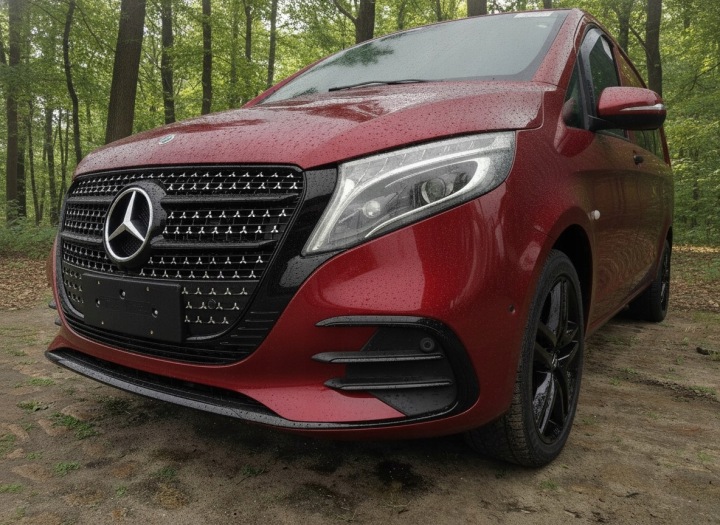 фото №16, Бампер передній перед + решітка mercedes v клас vito w447 447 рестайлінг комплектний