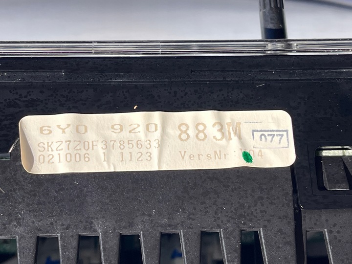 фото №5, Skoda fabia i 1.2 12v спідометр  прилади 6y0920883m