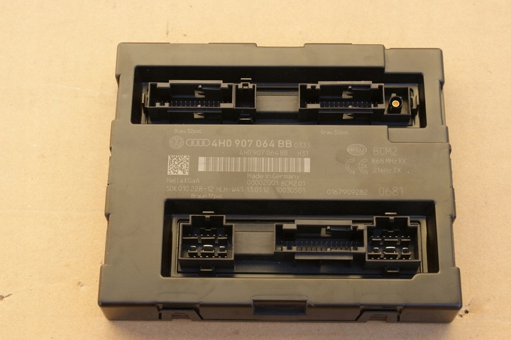 фото №1, Audi s8 a8 4h модуль комфорта bcm 4h0907064bb