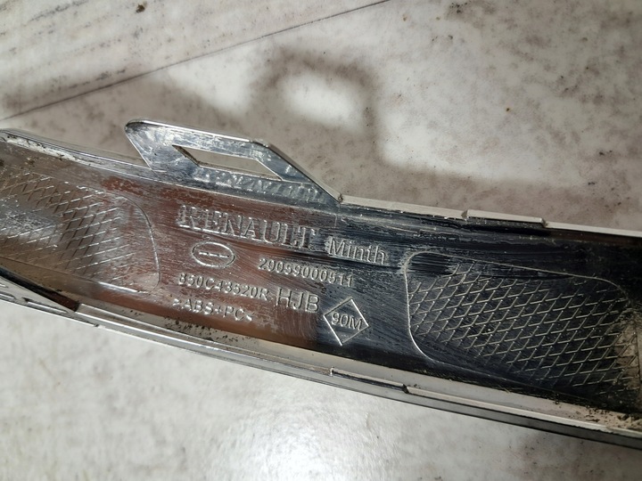 фото №7, Renault captur ii хром бампера планка правий зад задня 850c43520r