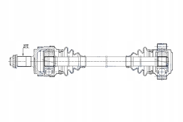 фото №11, Полуось приводная bmw 1 e81.e82.e87 e88 116d 118d 120d 04-13 3 e90