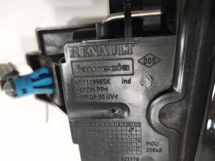 фото №8, Кришка захист розетка заряджання логотип renault zoe i 2013-2019 1119985x