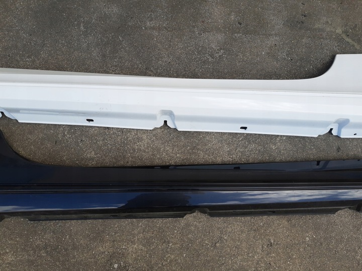 фото №4, Mercedes c w205 купе amg ліва+ права накладка порога планка