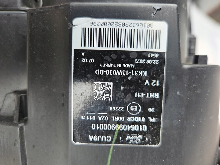 фото №8, Ford transit mk8 рестайлінг лампа bi-xenon ліва kk31-13w030-dd комплектна