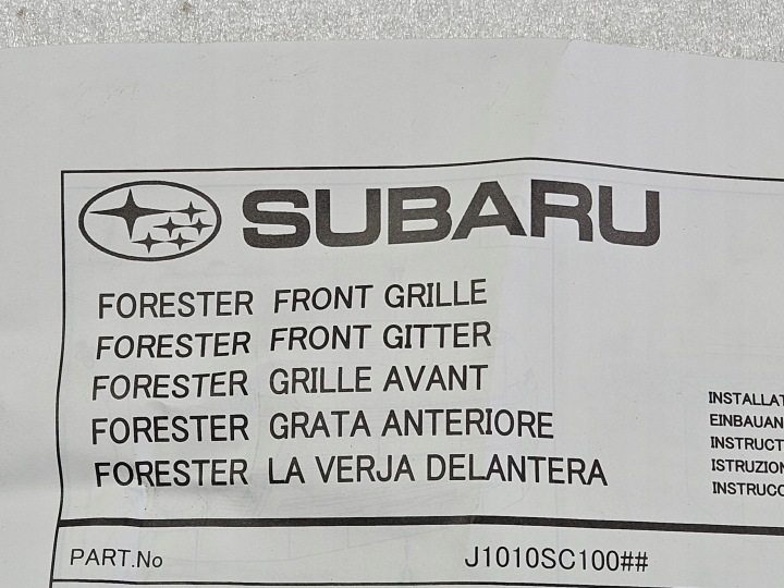 фото №15, Решётка решётка перед subaru forester iii 3 91122fg000 91122sc050 j1010sc100nn