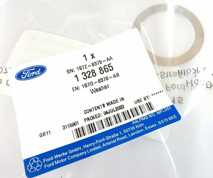 фото №3, Прокладка діамантова колеса зубчастого вала колінчастого