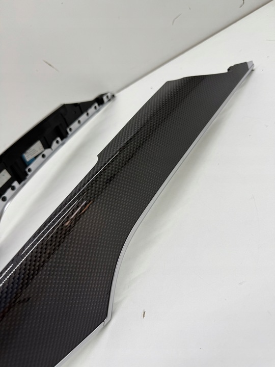 фото №14, Audi a6 s6 c7 планки декори інтер'єру двері тунелю карбон карбон адаптер комплект