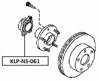фото №2, Ступица колёса перед infiniti g35 01-07 4wd