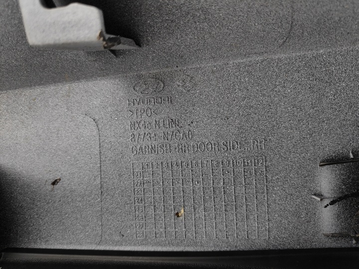 фото №15, Hyundai tucson iv n-line планка двері праві зад 87734-n7ca0