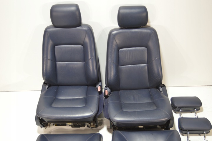 фото №11, Сидіння kpl mercedes w140 купе c140 cl сині