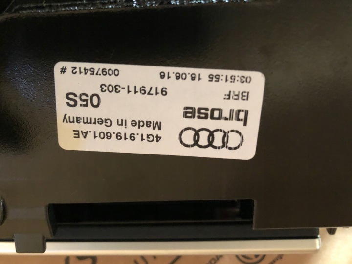 фото №6, Audi a7 c7 рестайлінг 4g магнітола mmi 8r1035748 навігація оригінал нова 2017r