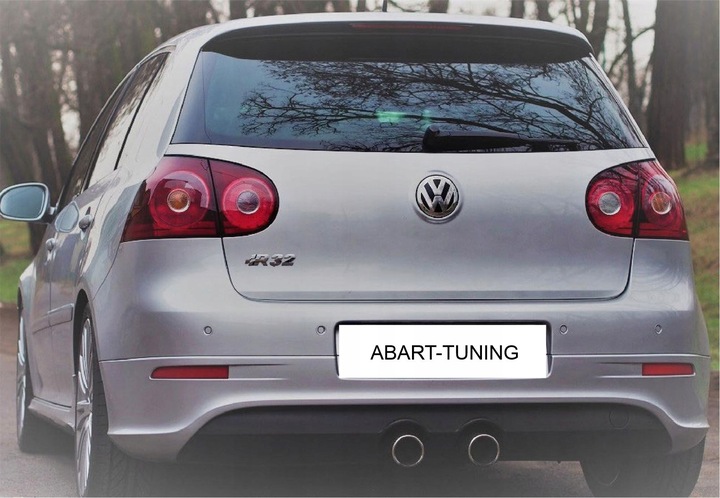 фото №1, Спойлер накладка задній бампер golf v 5 r32 зад з труба