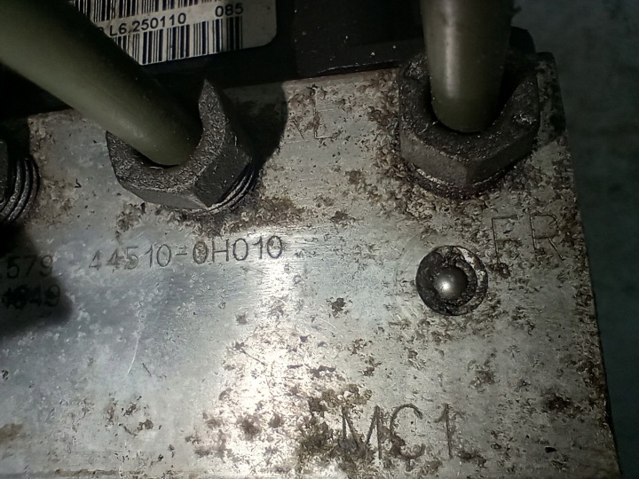 фото №8, Toyota головний гальмівний циліндр abs 44510-0h010 європа