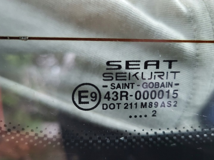 фото №12, Кришка задня багажника скло зад seat ibiza iii 6l оригінальний номер чорна