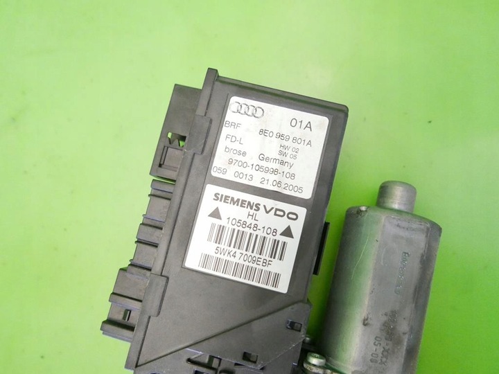 фото №7, Механизм стёкла левый зад el audi a4 b7 универсал 04-08