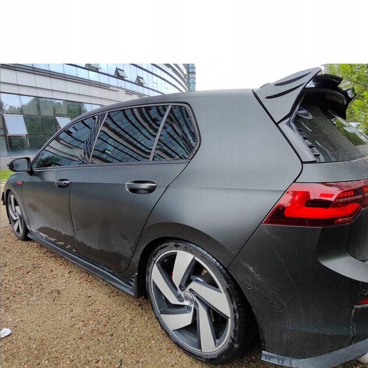 фото №9, Карбон спойлеры накладка порогов volkswagen vw golf 8 gti mk8 2021-2022