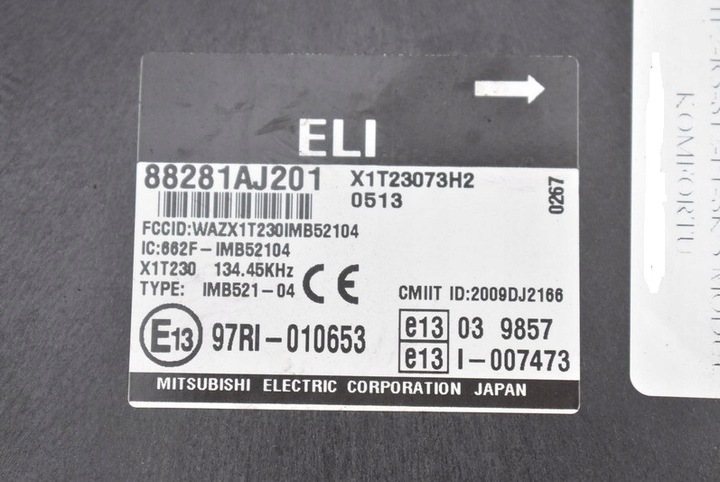 фото №7, Модуль комфорта 88281aj201 subaru legacy 5 v 2.0 d 150 km 09-13