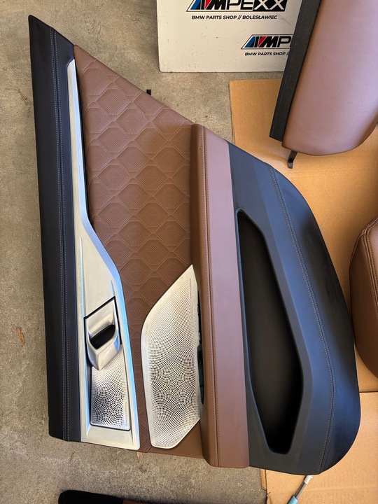 фото №7, Bmw 8 g16 m8 f93 сиденья салон merino taruma коричневый eu bowels