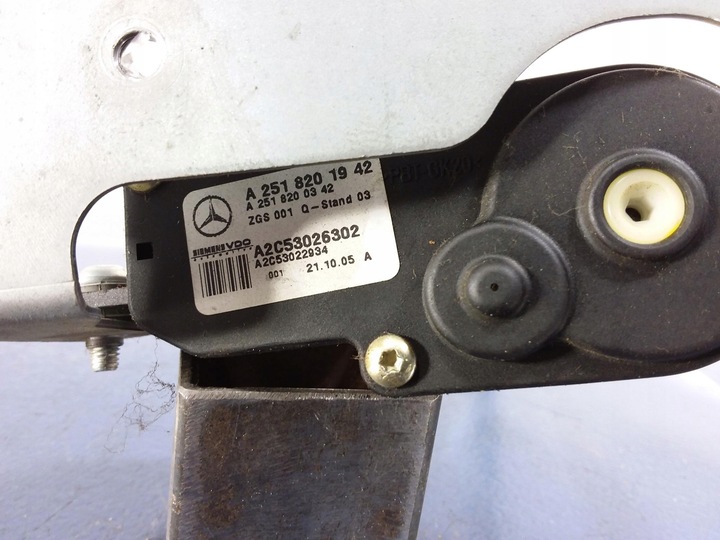 фото №6, Mercedes r w251 механізм скла відкидний лівий зад