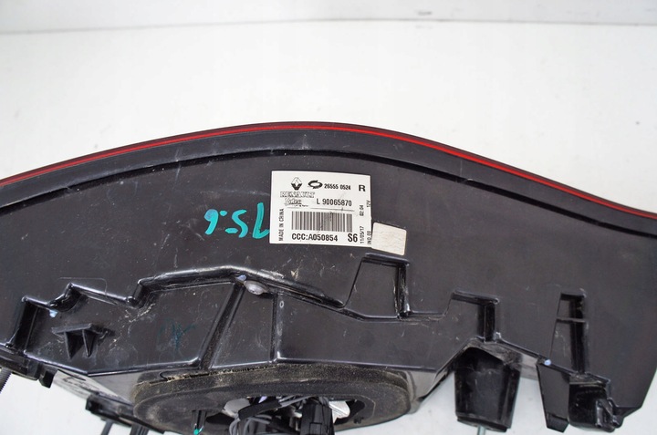 фото №7, Tx169 renault koleos ii лампа лівий зад 265550524r l90065870 a050854