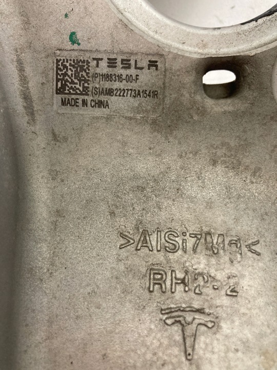 фото №7, Поворотный кулак правая передняя tesla y