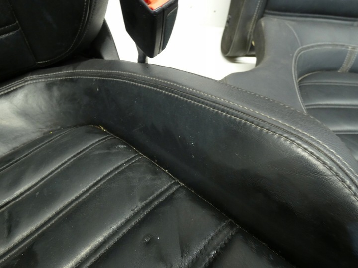 фото №13, Kpl сидений сиденья перед диван зад vw passat cc кожаные чёрные