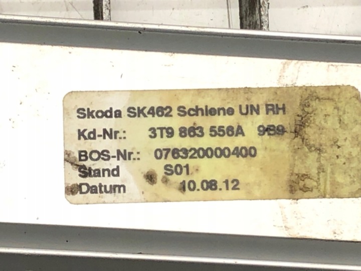 фото №9, Рейка кріпильні багажника комплект skoda superb ii