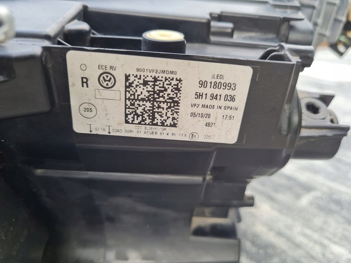 фото №14, Vw golf viii 8 5h1 лампы перед полный led iq 5h1941035 5h1941036 линзовый